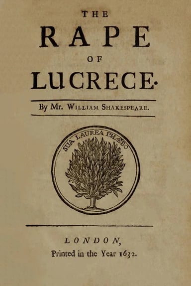 The Rape of Lucrece cover
