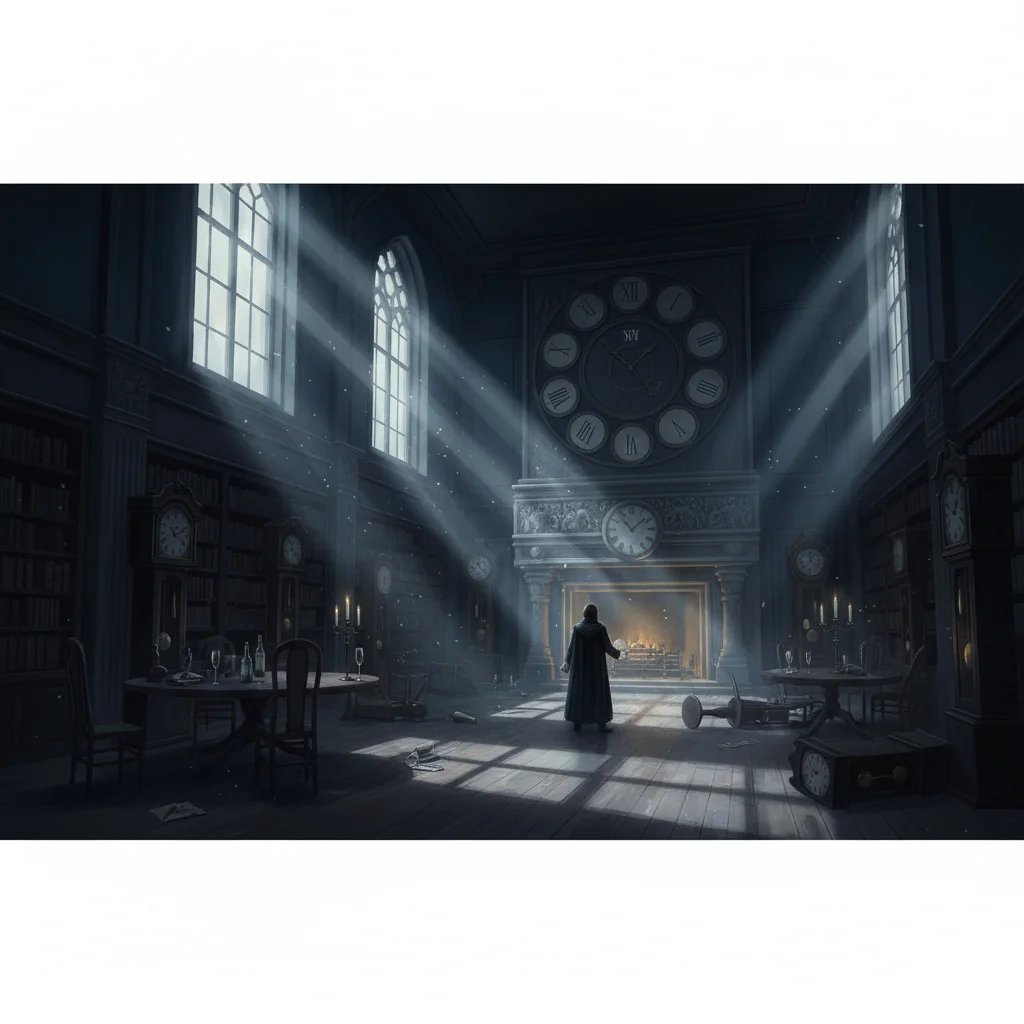 The Seven Dials mystery — mood scene