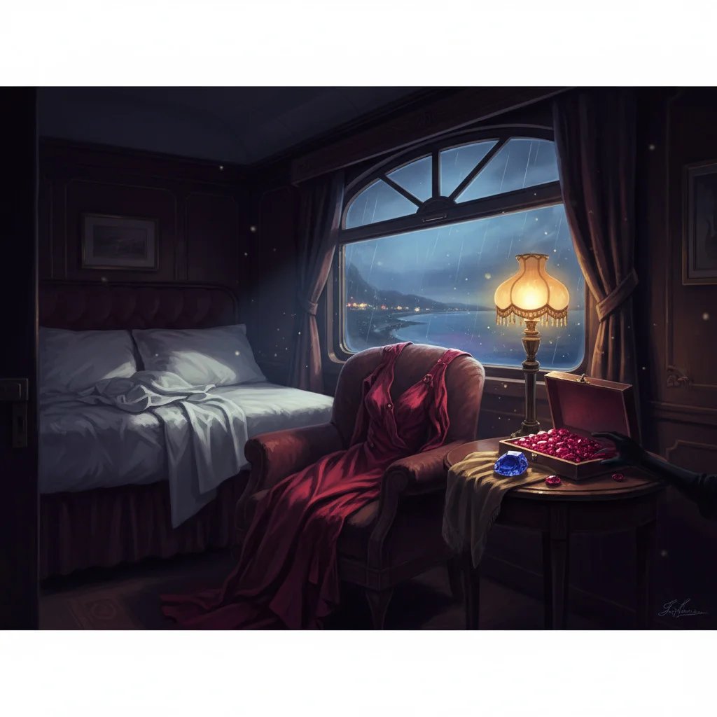 The Mystery of the Blue Train — mood scene