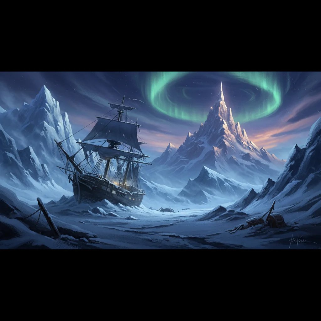 The Voyages and Adventures of Captain Hatteras — mood scene