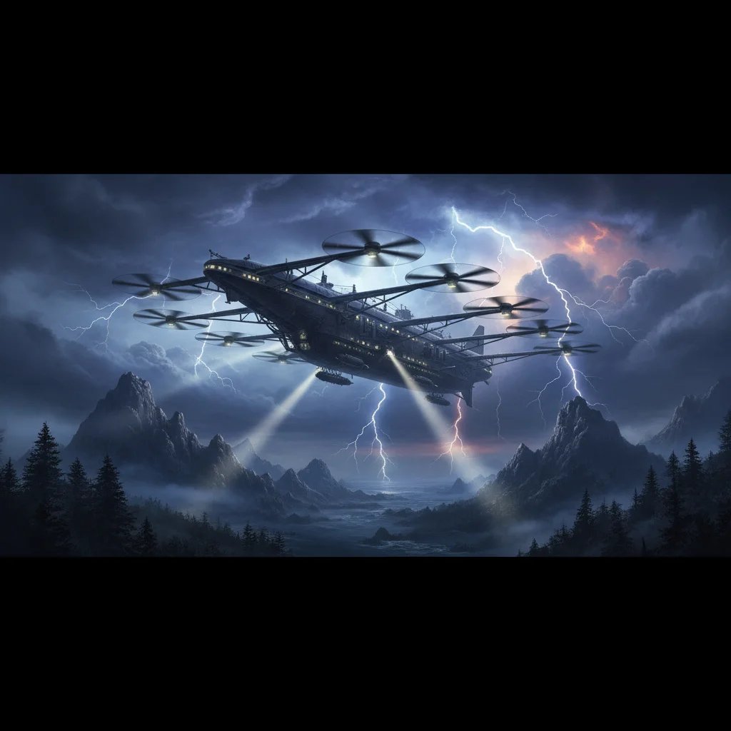 Robur the Conqueror — mood scene