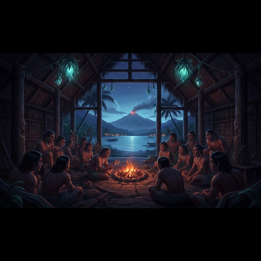 Island Nights' Entertainments — mood scene