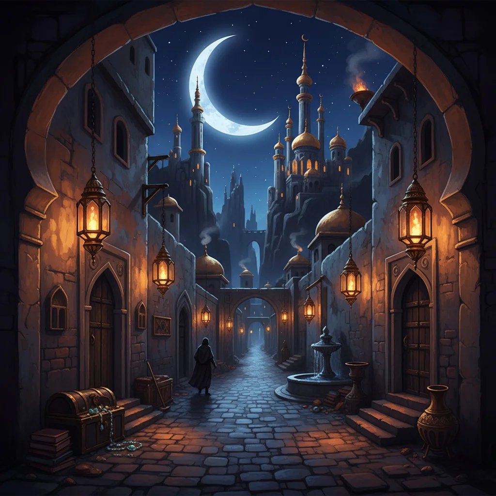 New Arabian Nights — mood scene