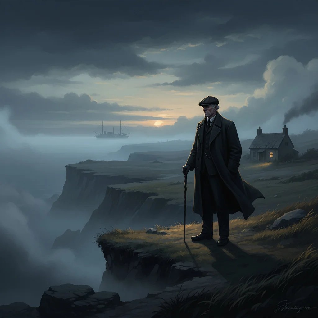 His last bow — mood scene