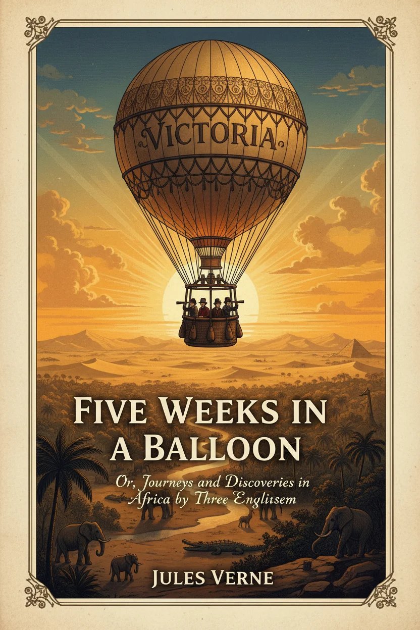 Five Weeks in a Balloon / Or, Journeys and Discoveries in Africa by Three Englishmen