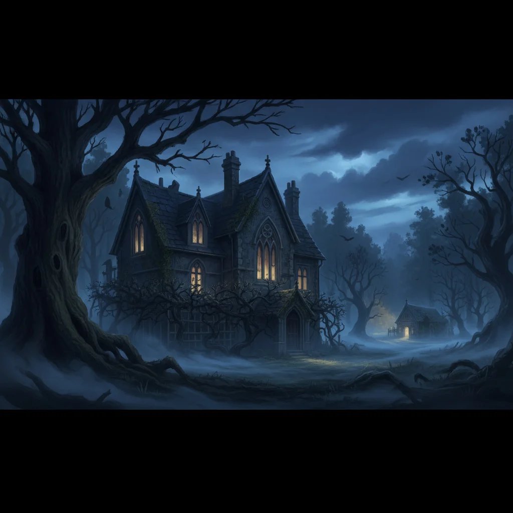 The Adventure of Wisteria Lodge — mood scene