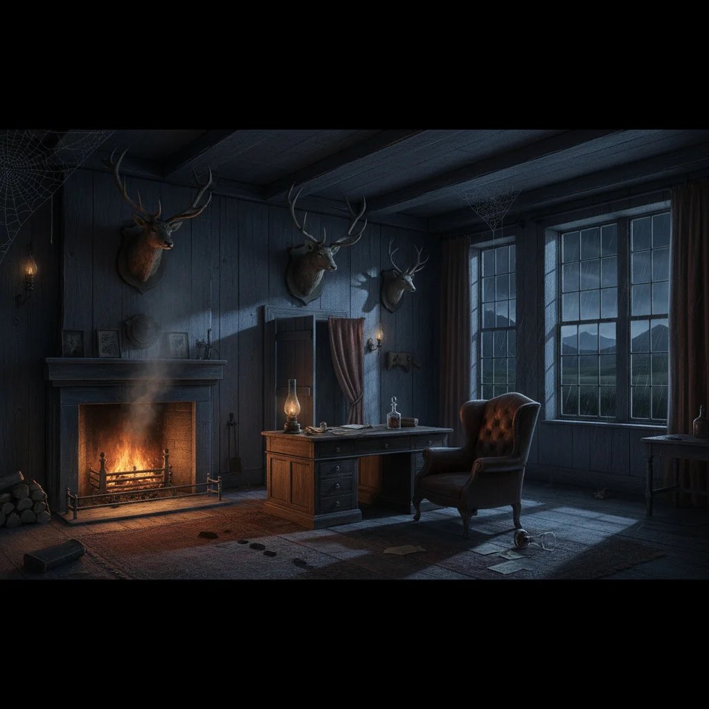 The Hunter's Lodge Case — mood scene