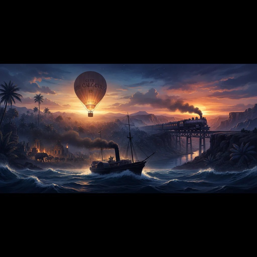 Around the World in Eighty Days — mood scene