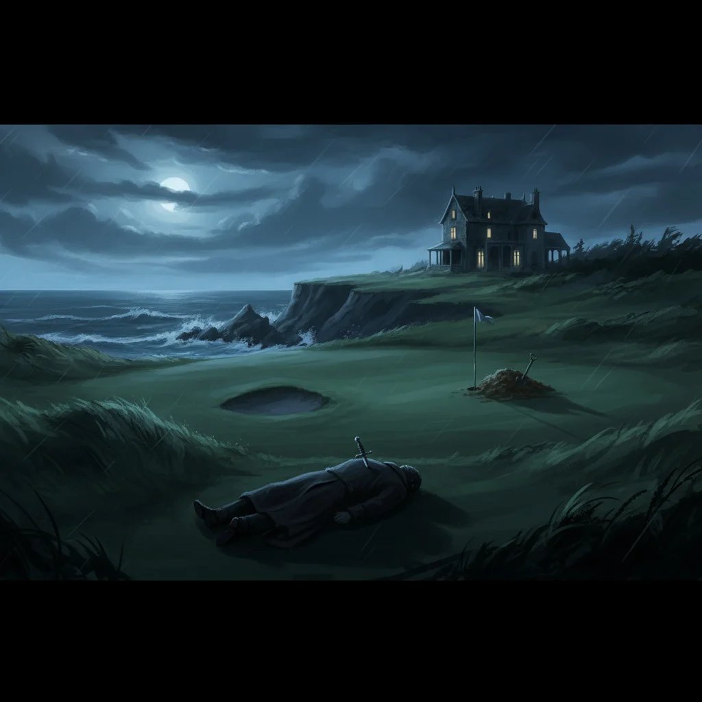 The Murder on the Links — mood scene