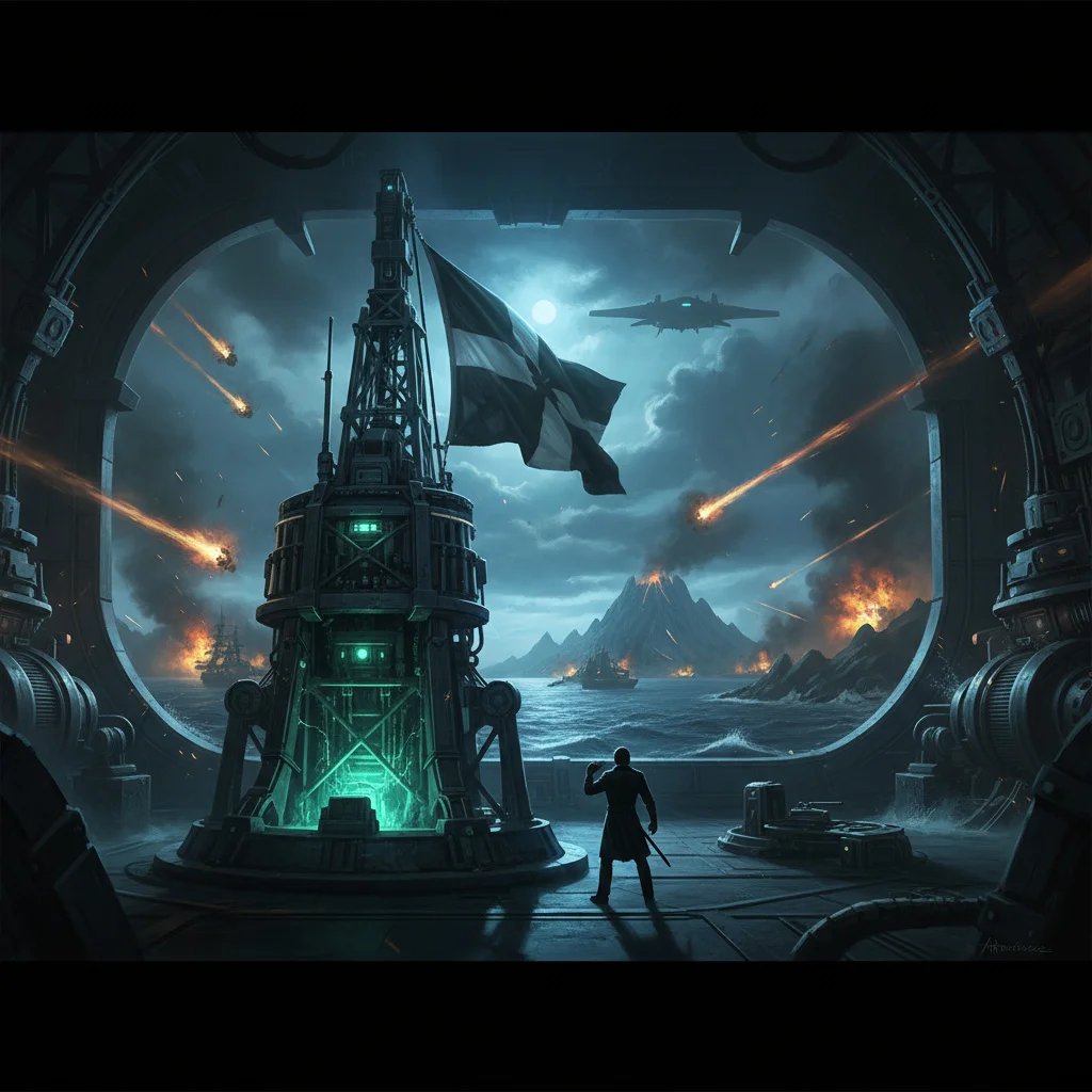 Facing the Flag — mood scene